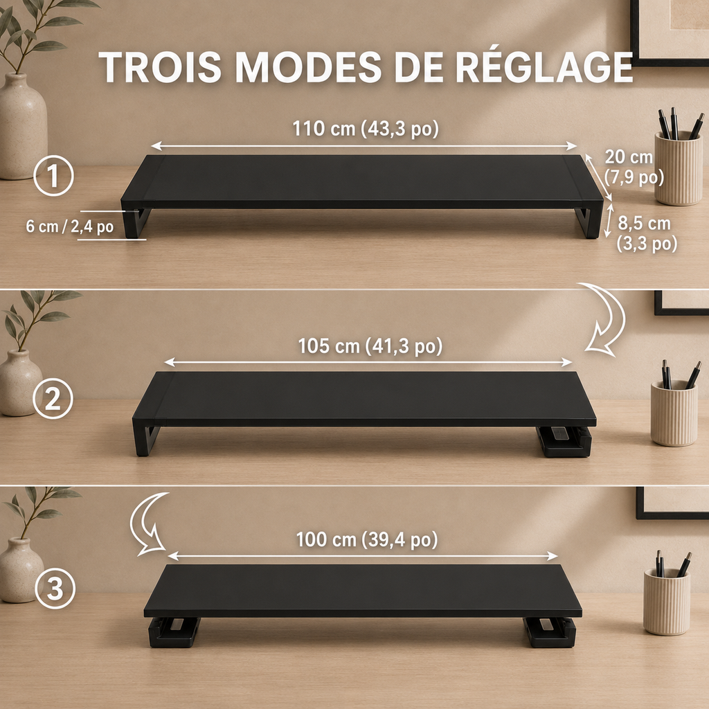 Rehausseur écran PC