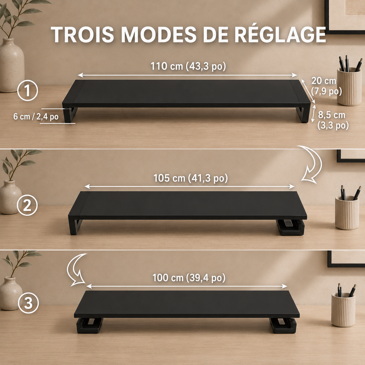 Rehausseur écran PC