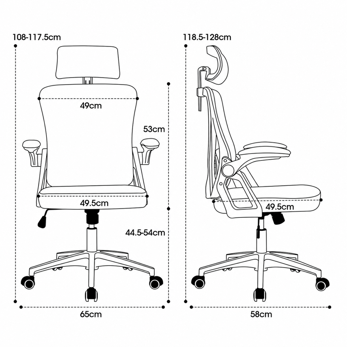 Chaise de bureau ergonomique | Confortis