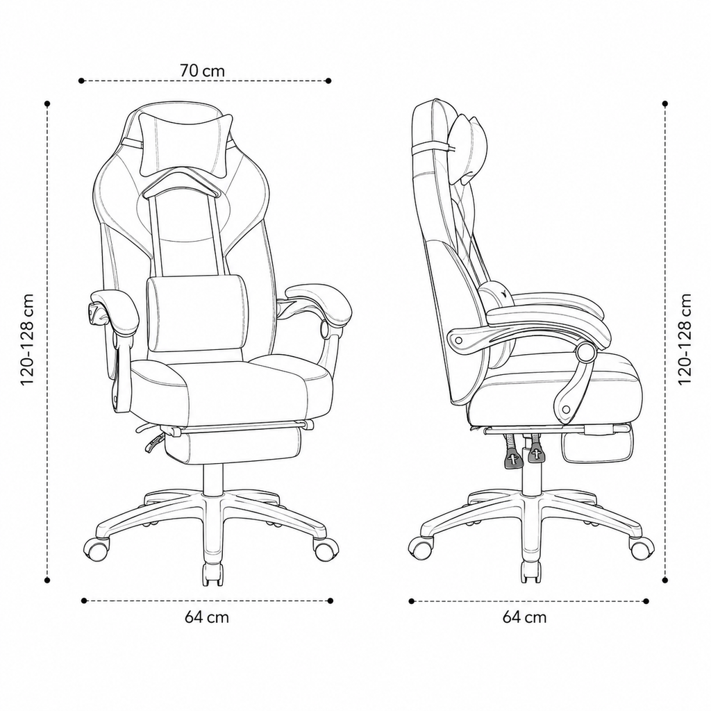 Chaise de direction Similicuir | Sedia Pro