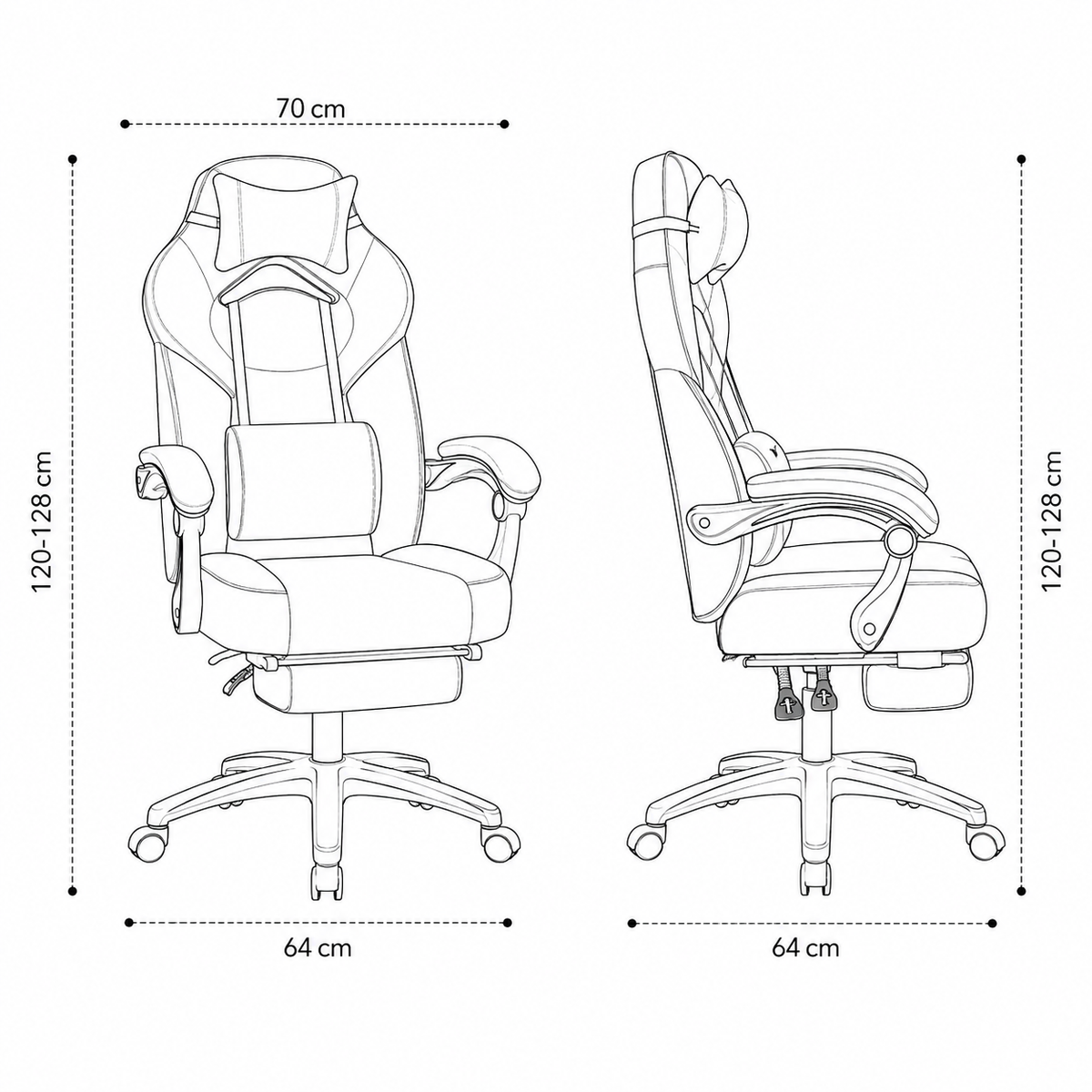 Chaise de direction Similicuir | Sedia Pro